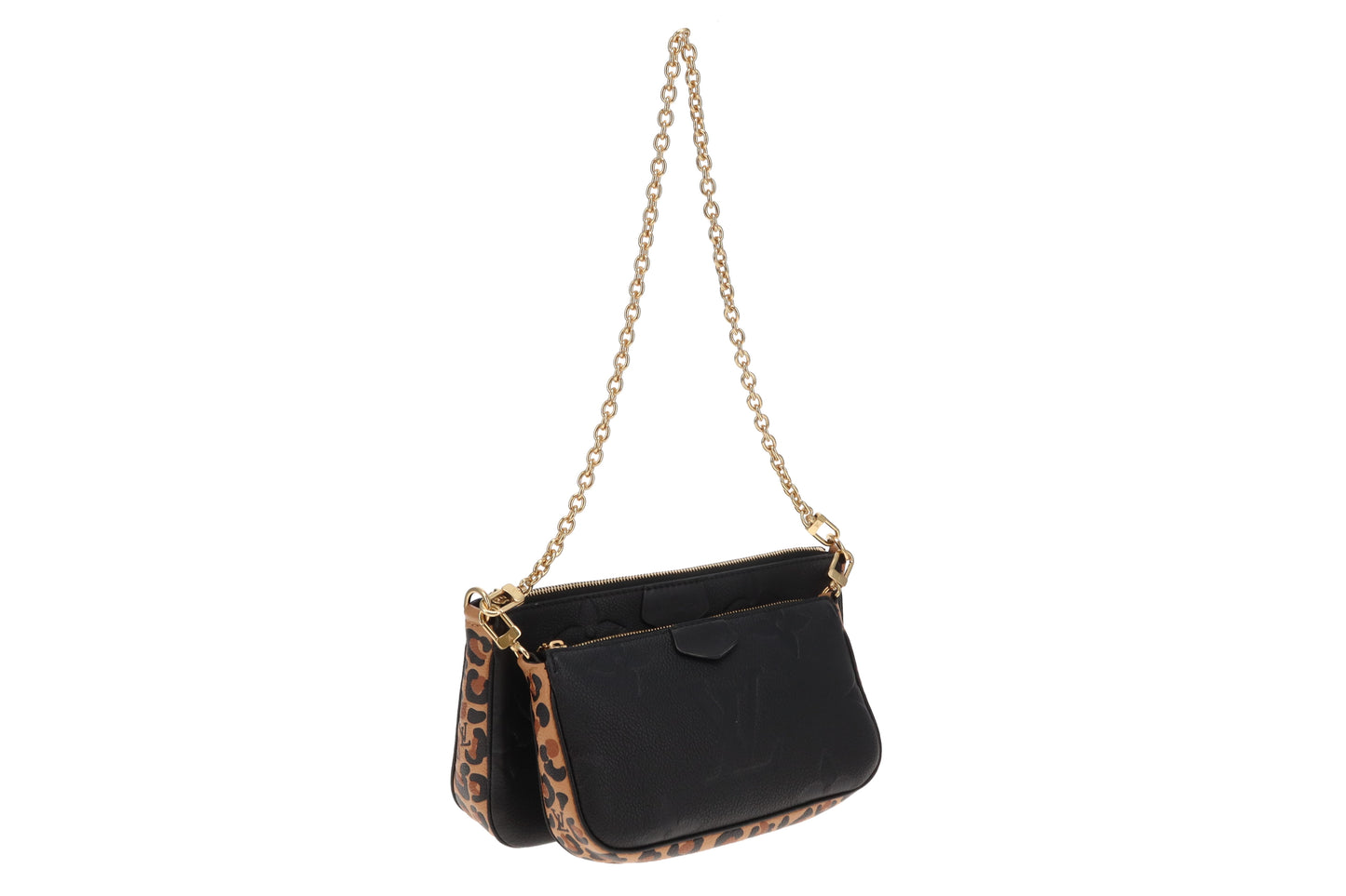 Louis Vuitton Multi Pochette Accessoires Wild At Heart Black (NFID)