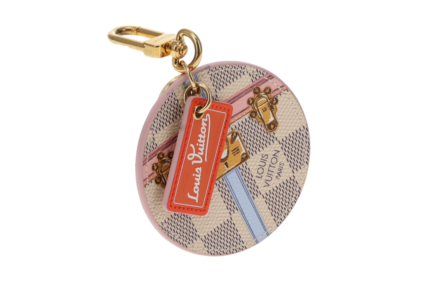 Louis Vuitton Bag Charm Trunks and Bags Damier Azur