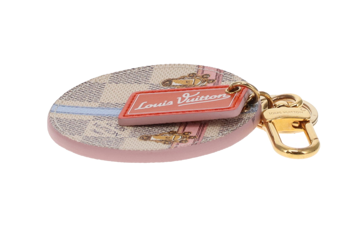 Louis Vuitton Bag Charm Trunks and Bags Damier Azur