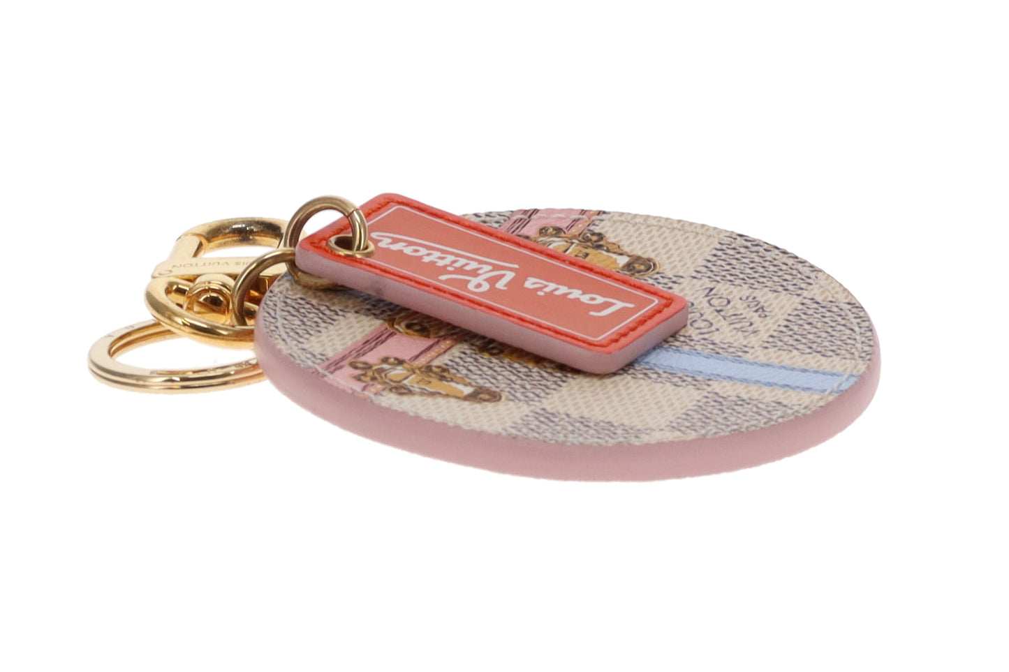 Louis Vuitton Bag Charm Trunks and Bags Damier Azur