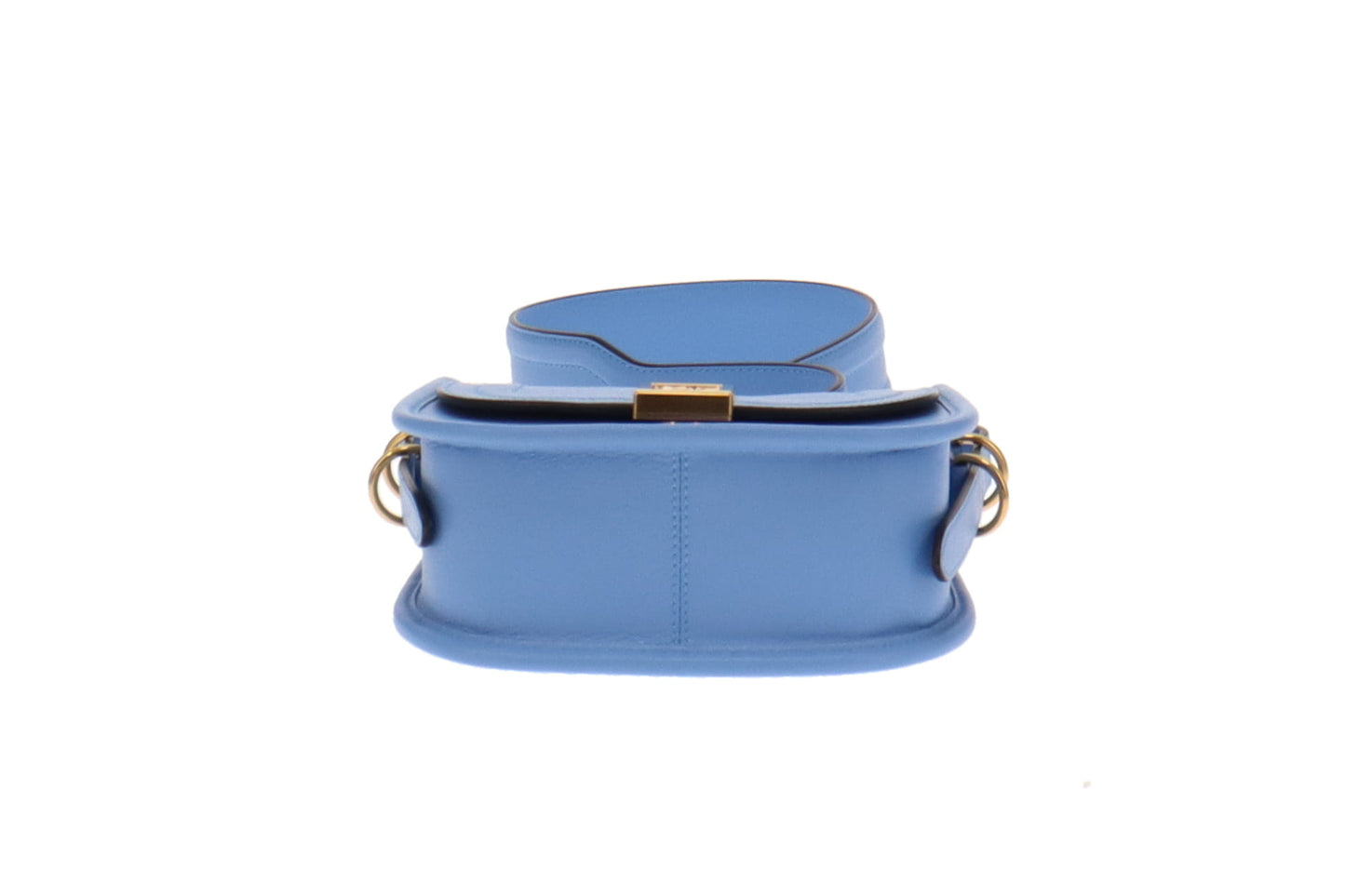 Mulberry Blue Leather Mini Sadie Satchel