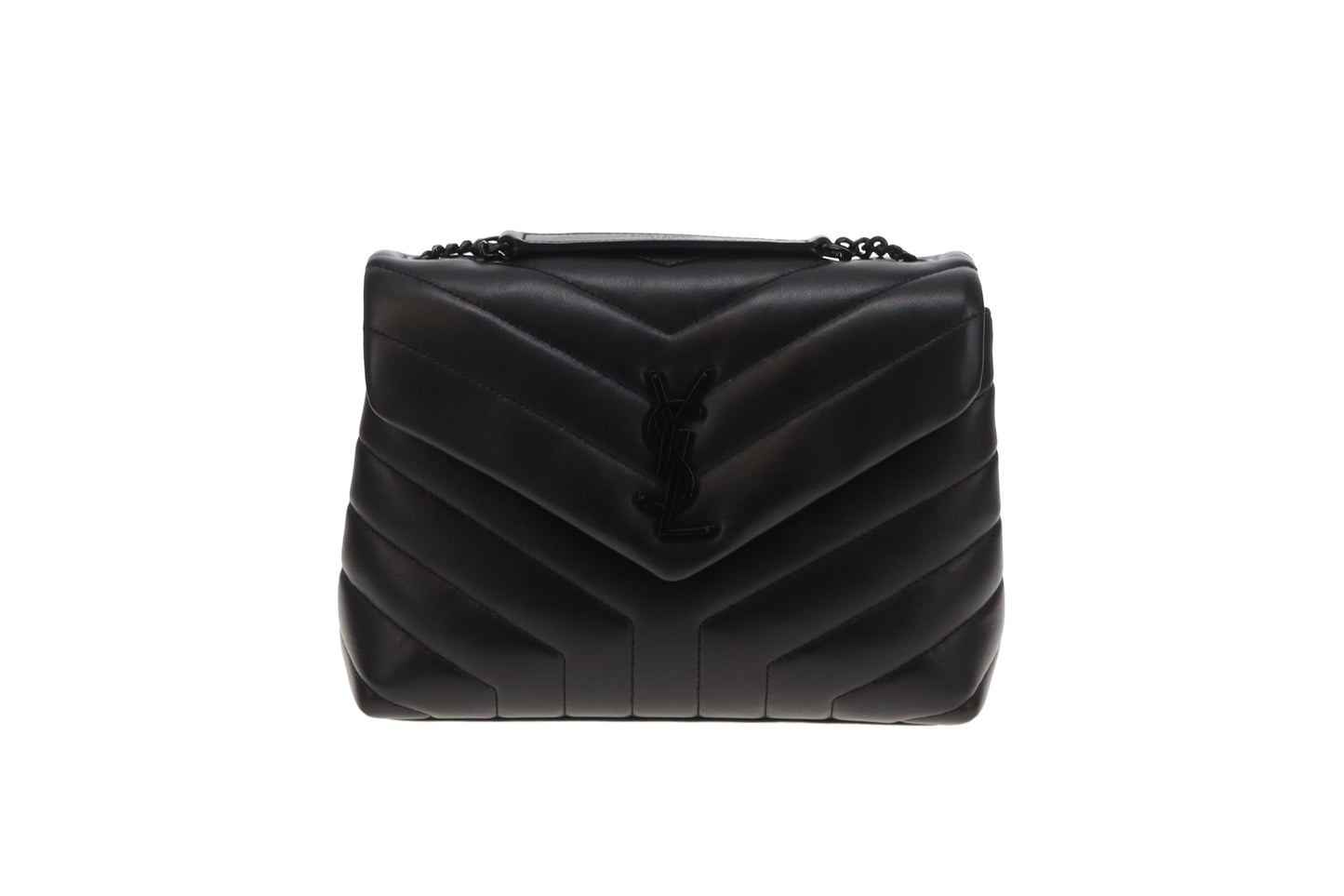 Saint Laurent Loulou Small Black on Black 2023