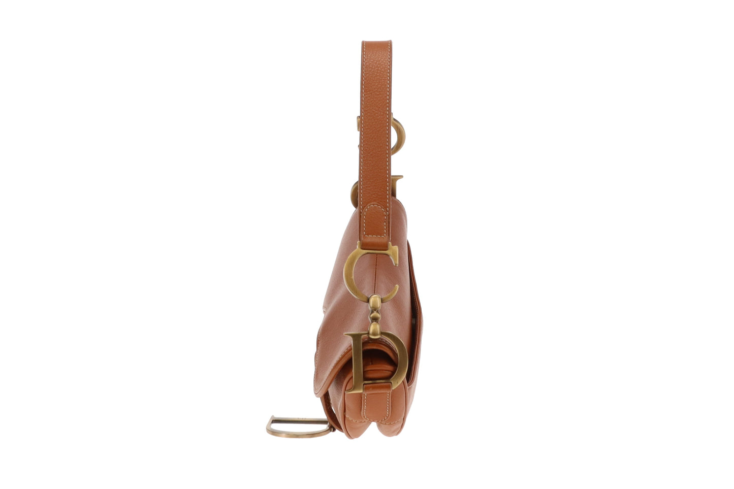 Dior Saddle Bag Tan Leather Vintage 2001