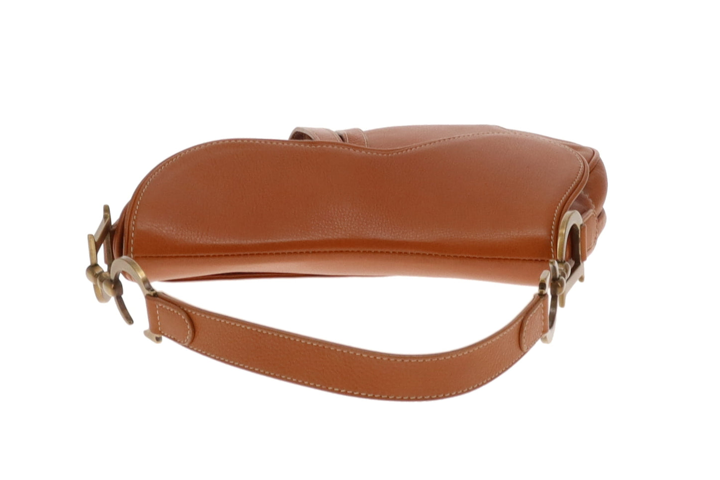 Dior Saddle Bag Tan Leather Vintage 2001