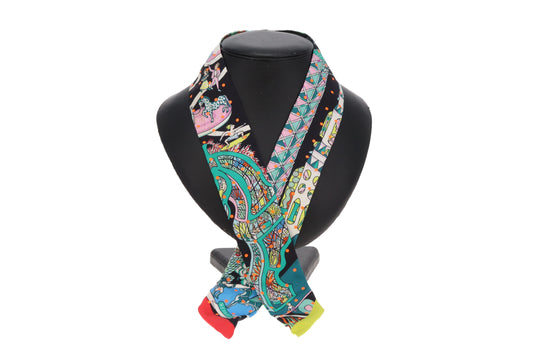 Hermes Animapolis Silk Twilly