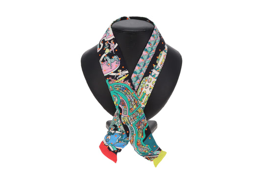 Hermes Animapolis Silk Twilly 2