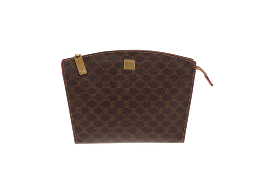 Celine Macadam Vintage Pouch On Chain
