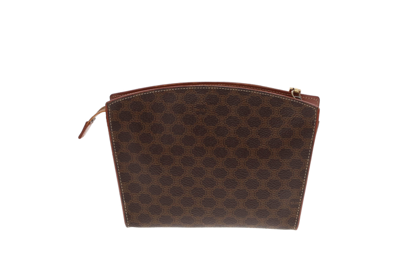 Celine Macadam Vintage Pouch On Chain