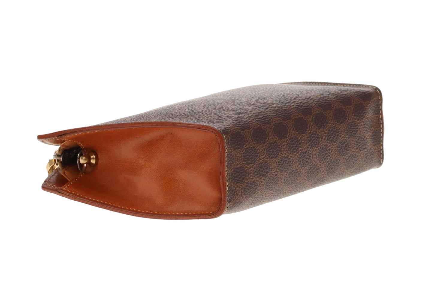 Celine Macadam Vintage Pouch On Chain