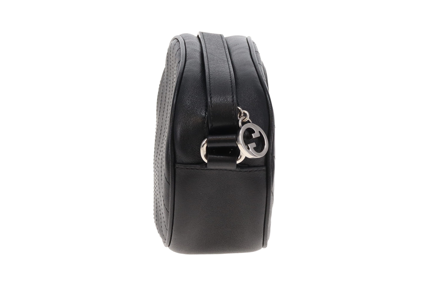 Gucci Blondie Black Oval Crossbody