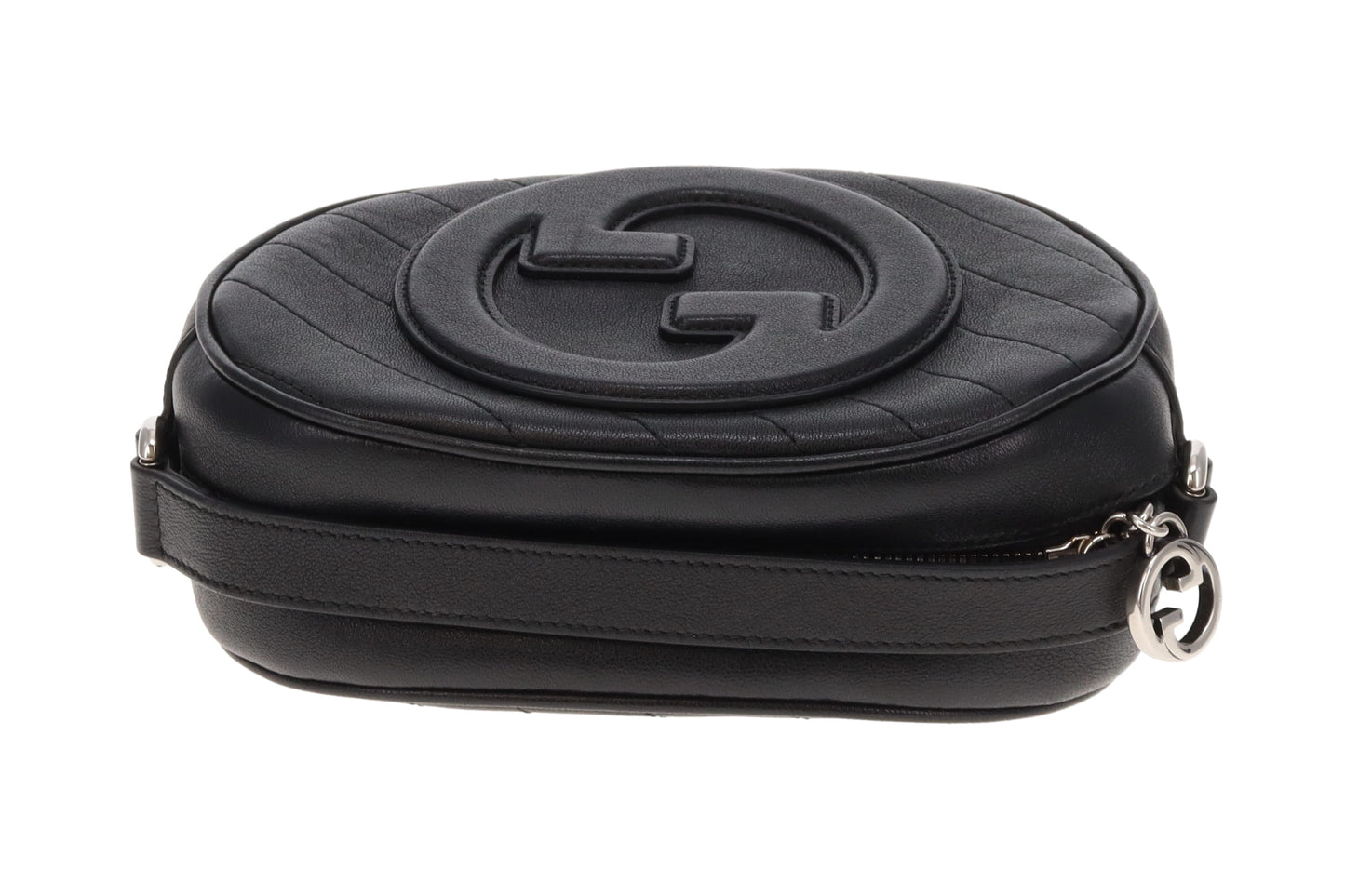 Gucci Blondie Black Oval Crossbody