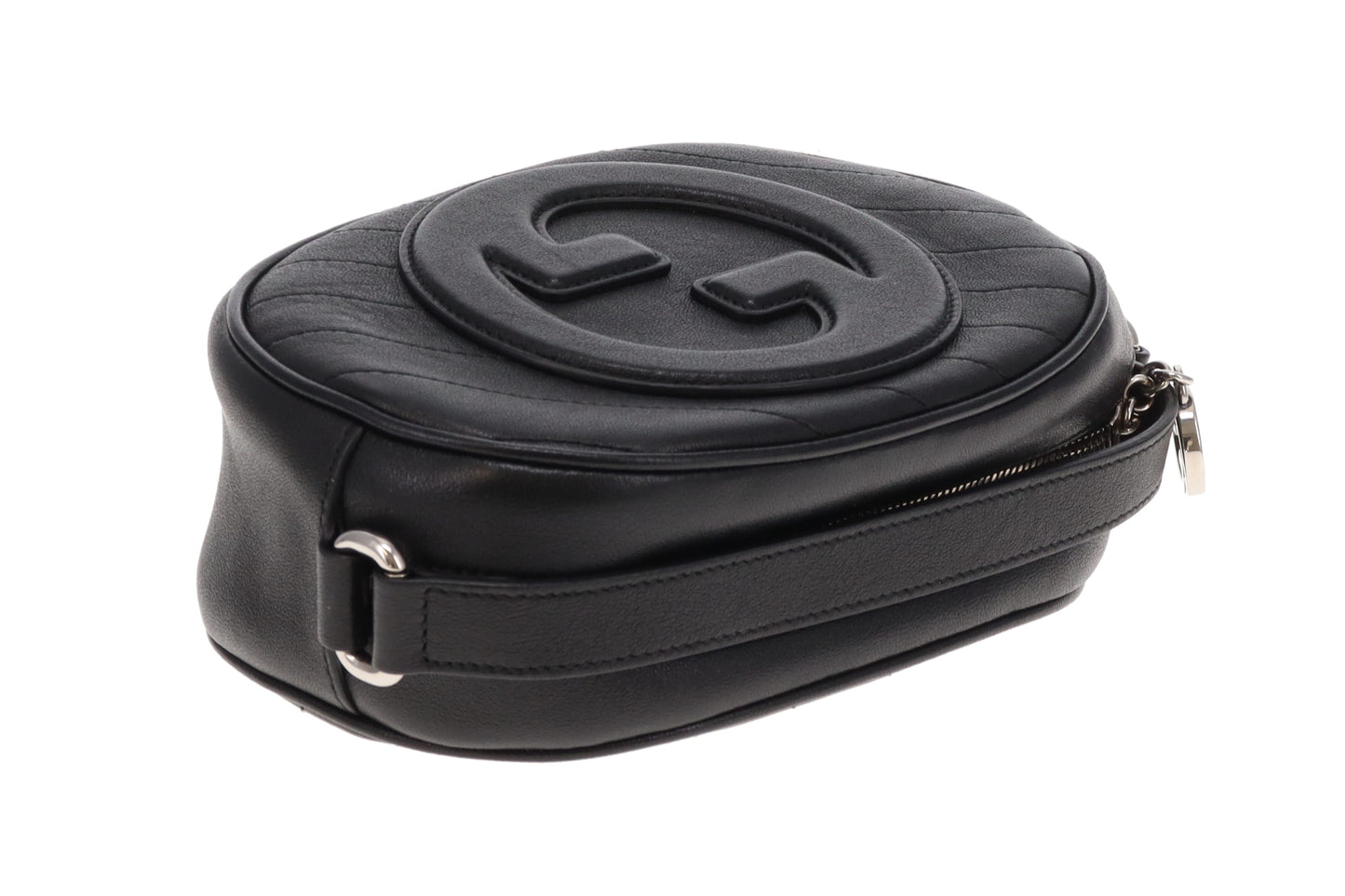 Gucci Blondie Black Oval Crossbody