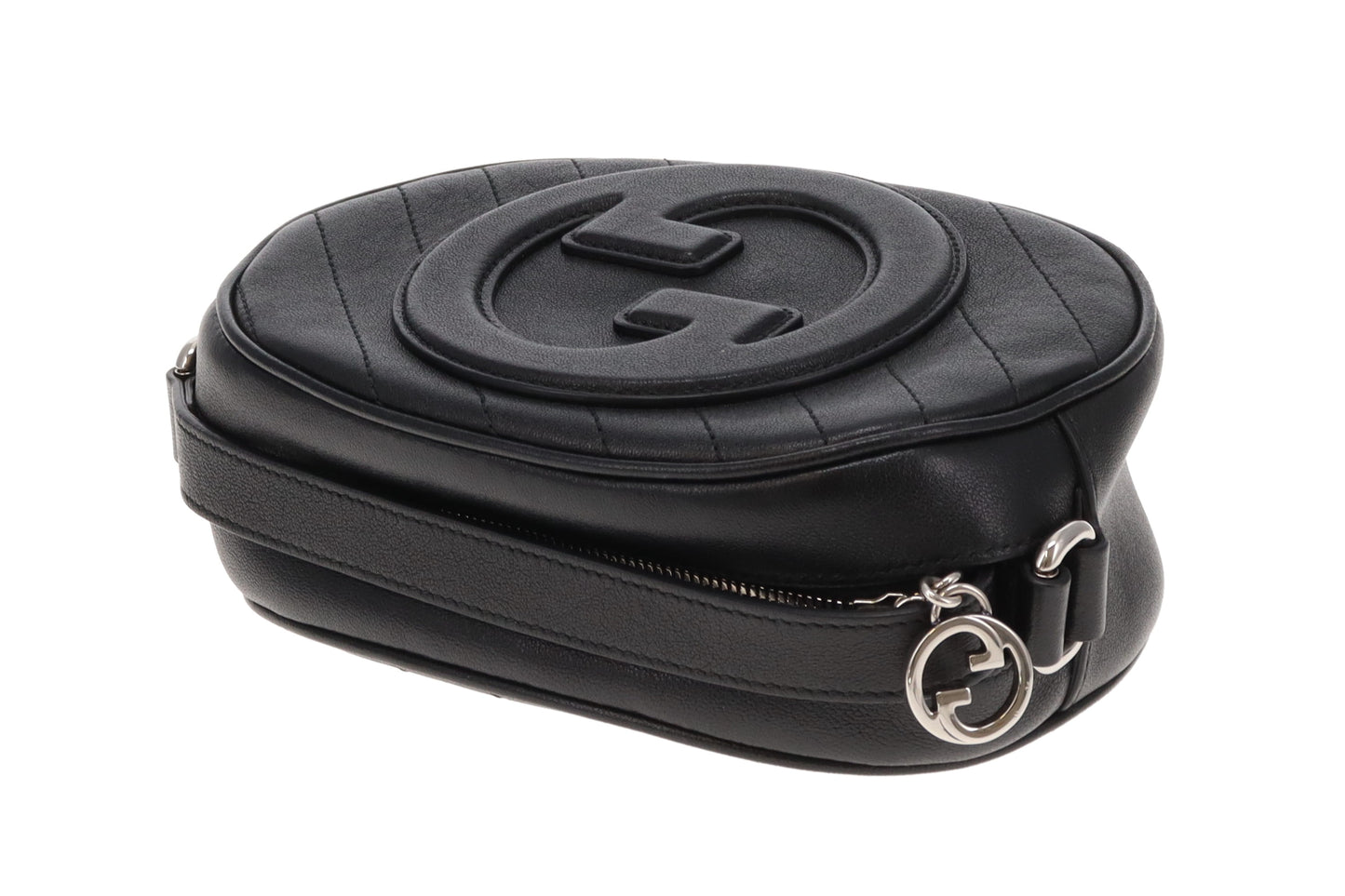 Gucci Blondie Black Oval Crossbody