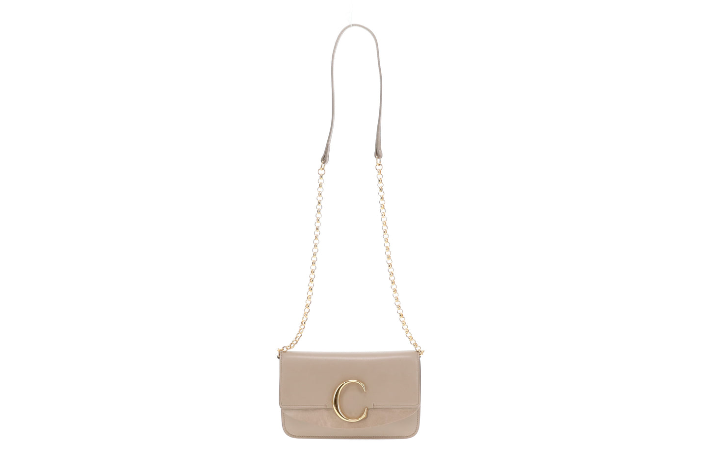 Chloe C Chain Mini Bag Motty Grey