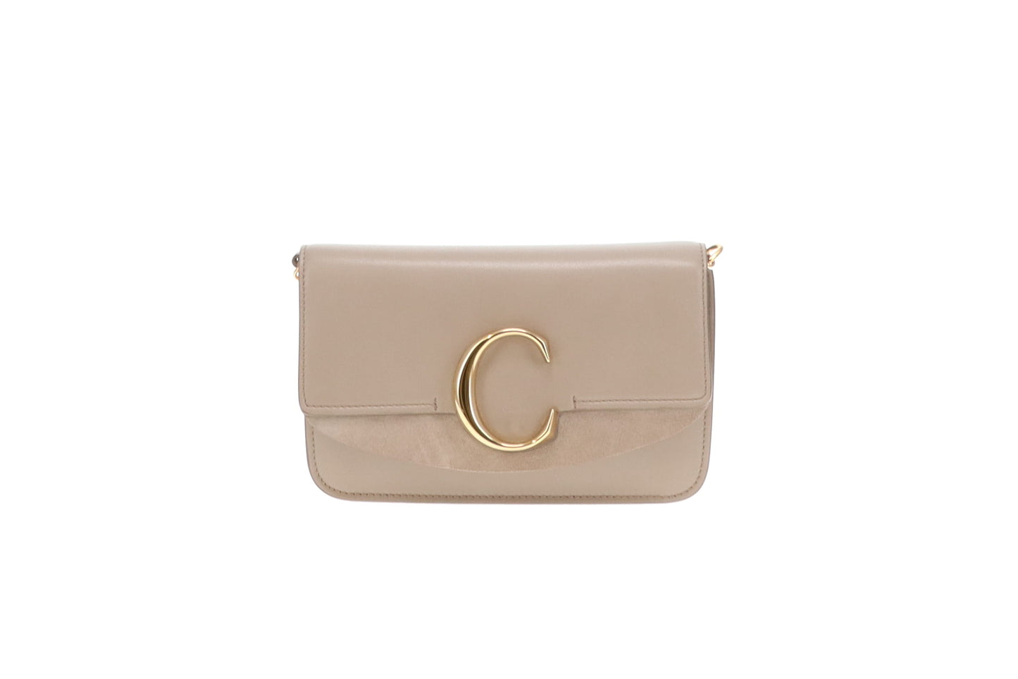 Chloe C Chain Mini Bag Motty Grey
