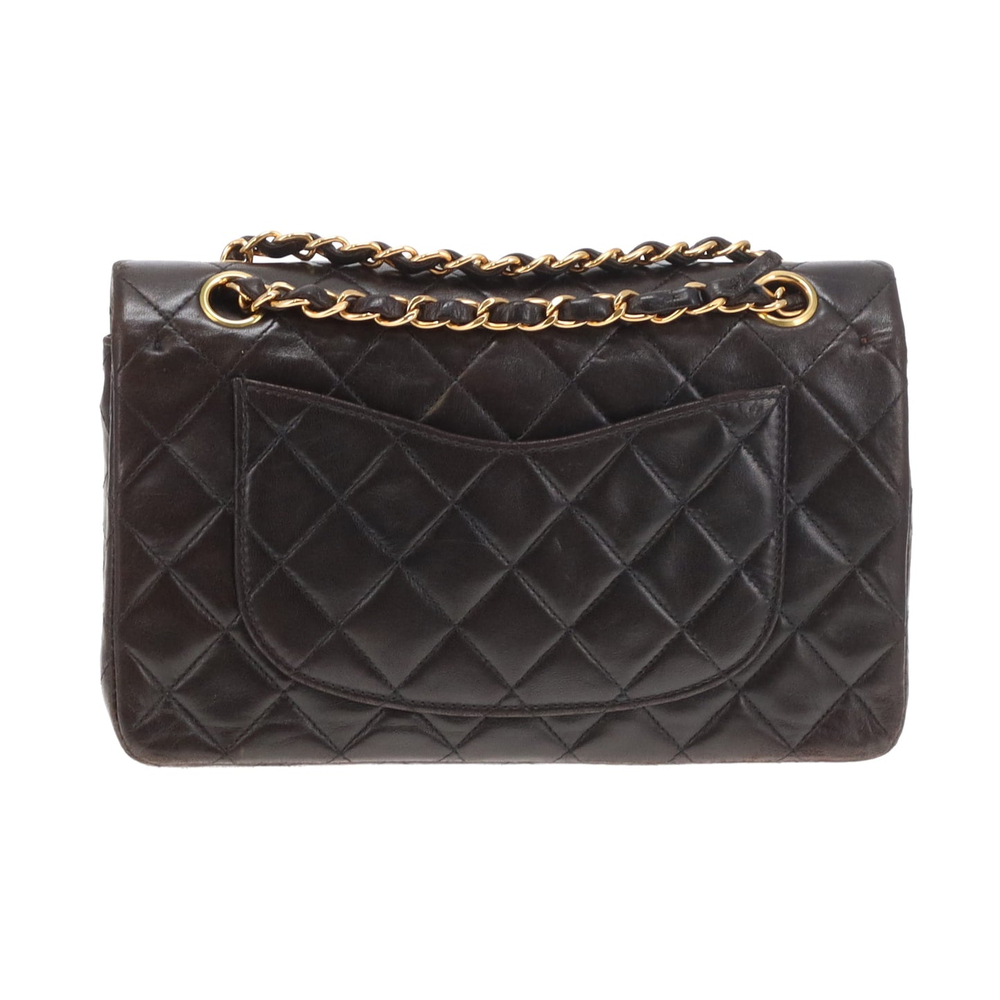 Chanel Classic Double Flap Small Brown Lamb GHW 1997/99