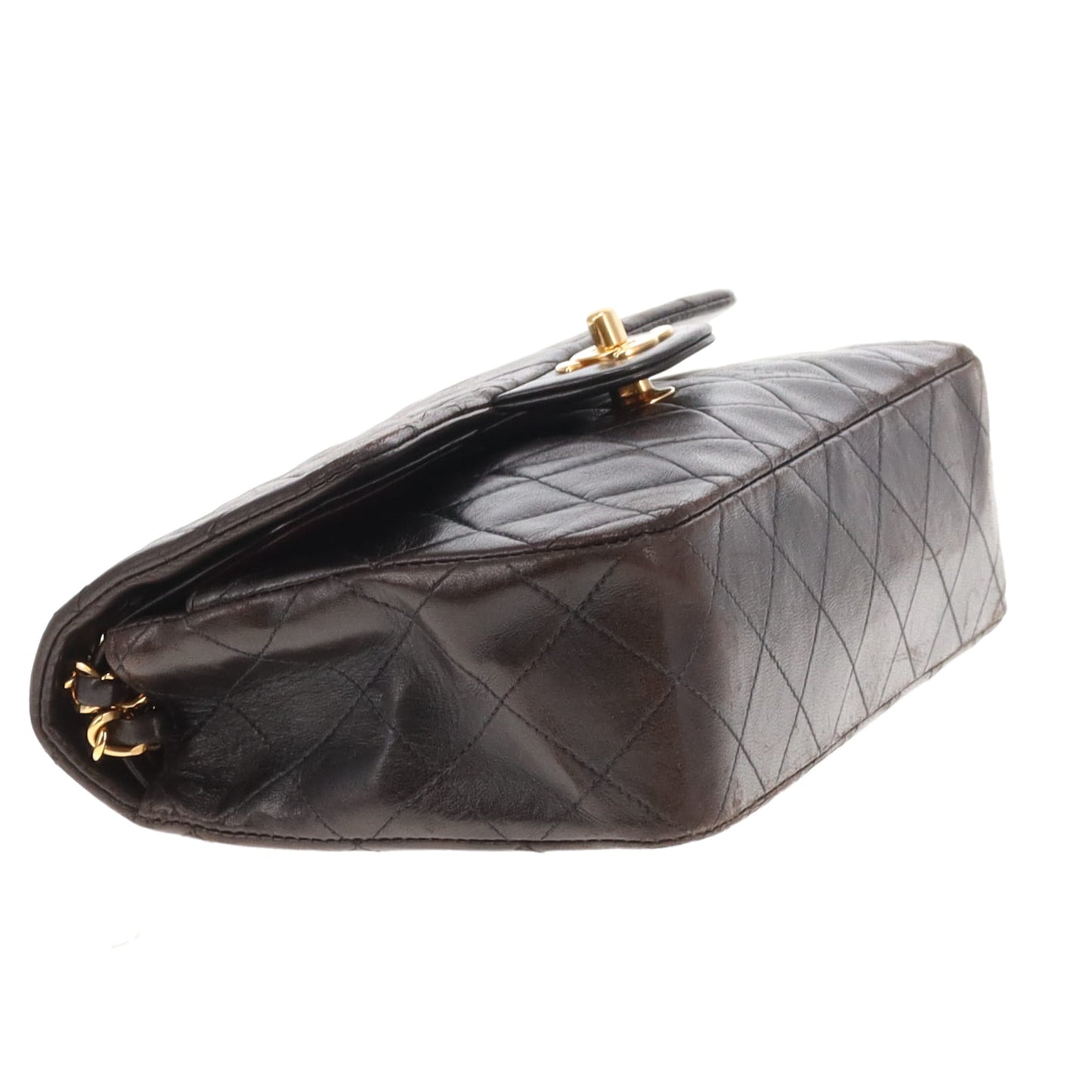 Chanel Classic Double Flap Small Brown Lamb GHW 1997/99