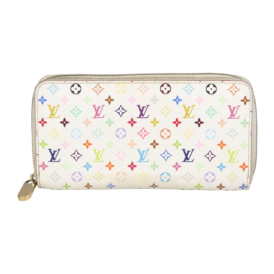 Louis Vuitton Long Zippy Wallet Murakami White Multi CA1103 - 2013