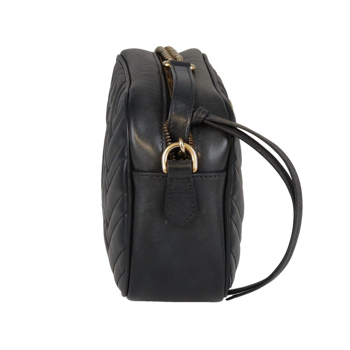 Gucci Marmont Camera Crossbody (OM Small) Black GHW