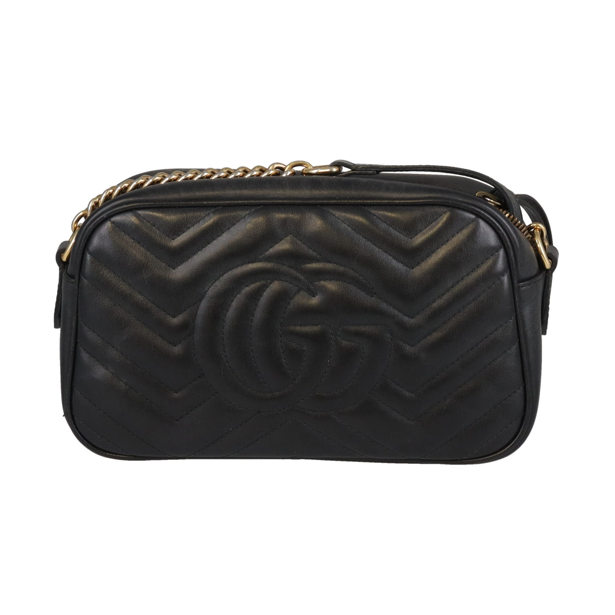 Gucci Marmont Camera Crossbody (OM Small) Black GHW