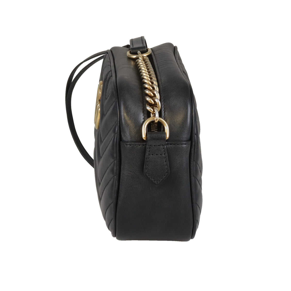 Gucci Marmont Camera Crossbody (OM Small) Black GHW