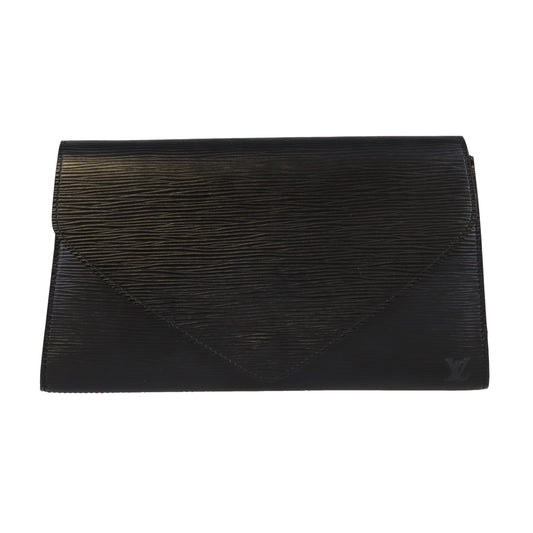 Louis Vuitton Art Deco Clutch Vintage Black Epi VI0950 - 1990