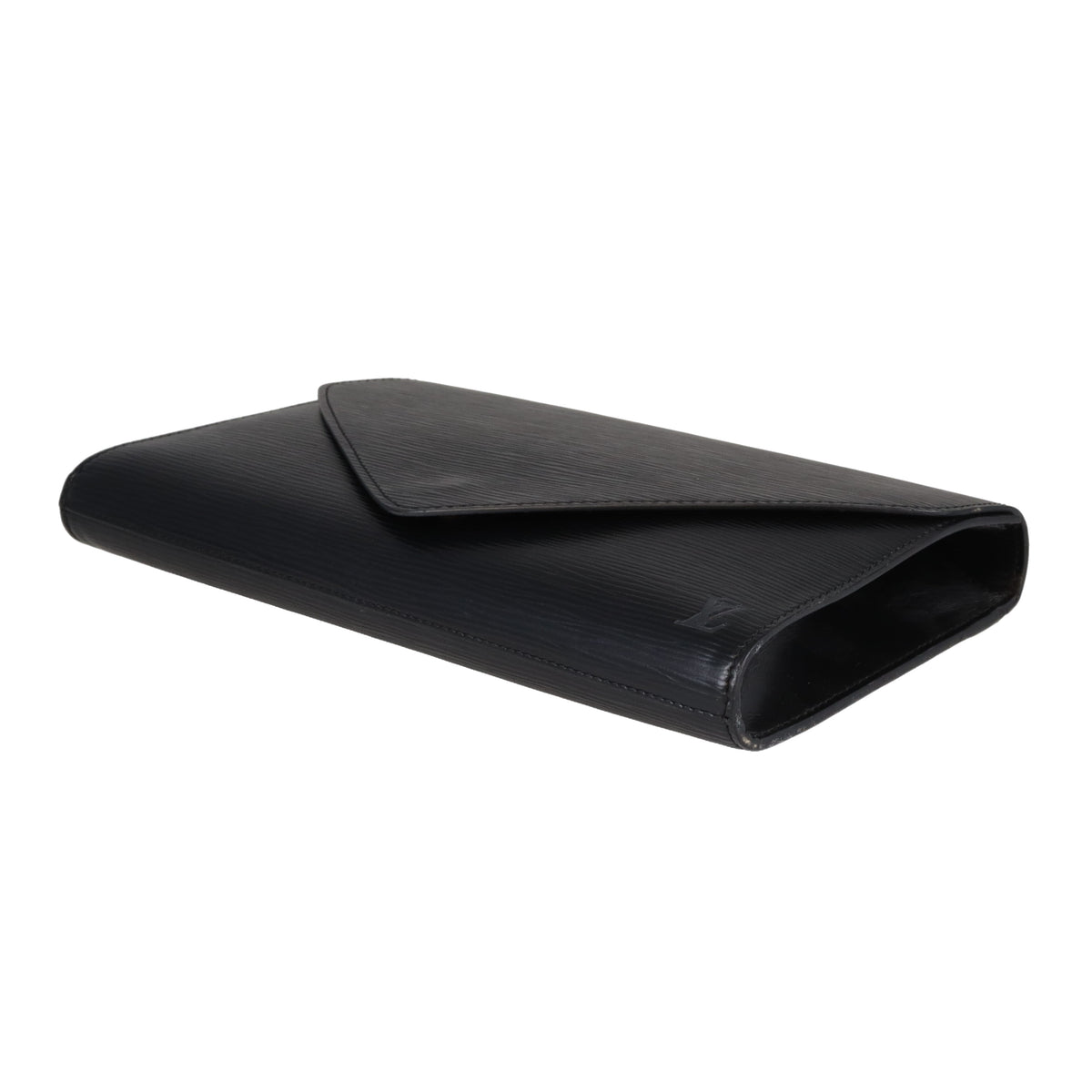 Louis Vuitton Art Deco Clutch Vintage Black Epi VI0950 - 1990