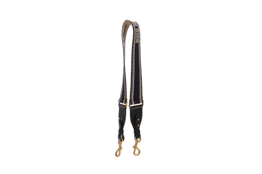 Christian Dior Navy Oblique Shoulder Strap