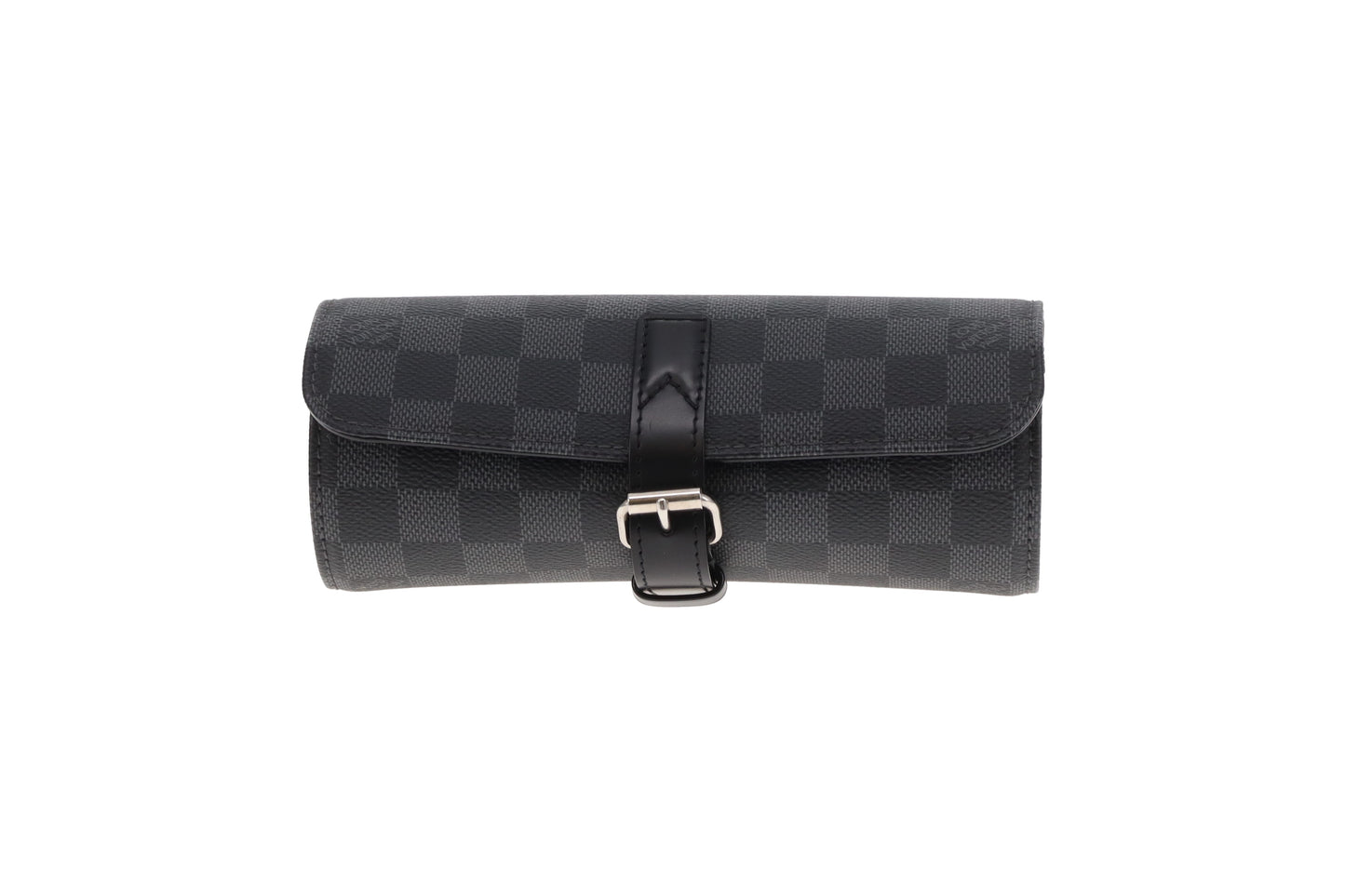 Louis Vuitton 3 Watch Roll Damier Graphite SN3280