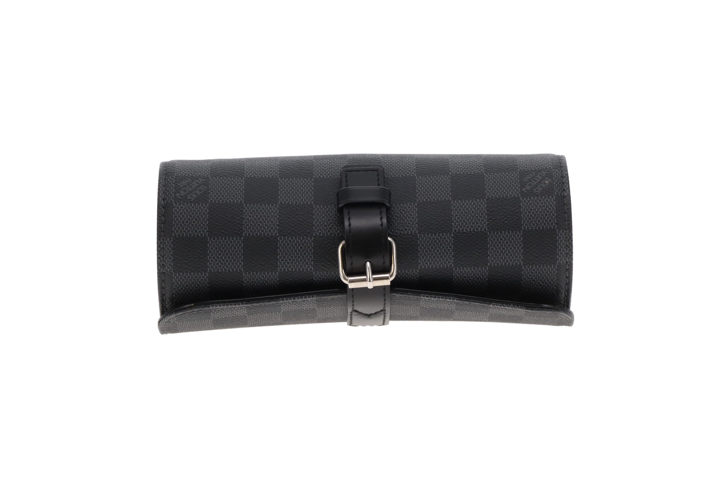 Louis Vuitton 3 Watch Roll Damier Graphite SN3280