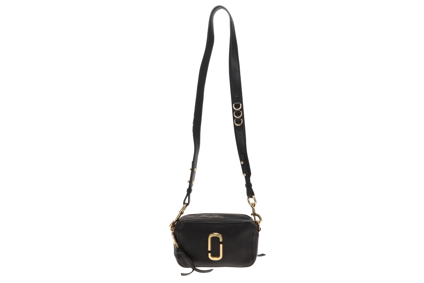 Marc Jacobs The Softshot 21 Black With Adjustable Strap