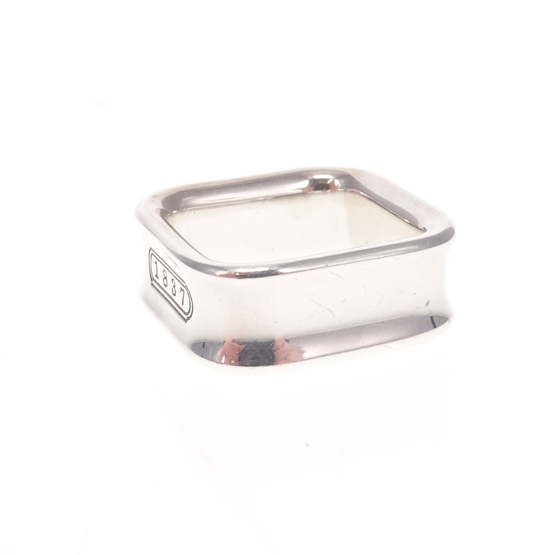 Tiffany & Co Since 1837 Square Ring (size 48)