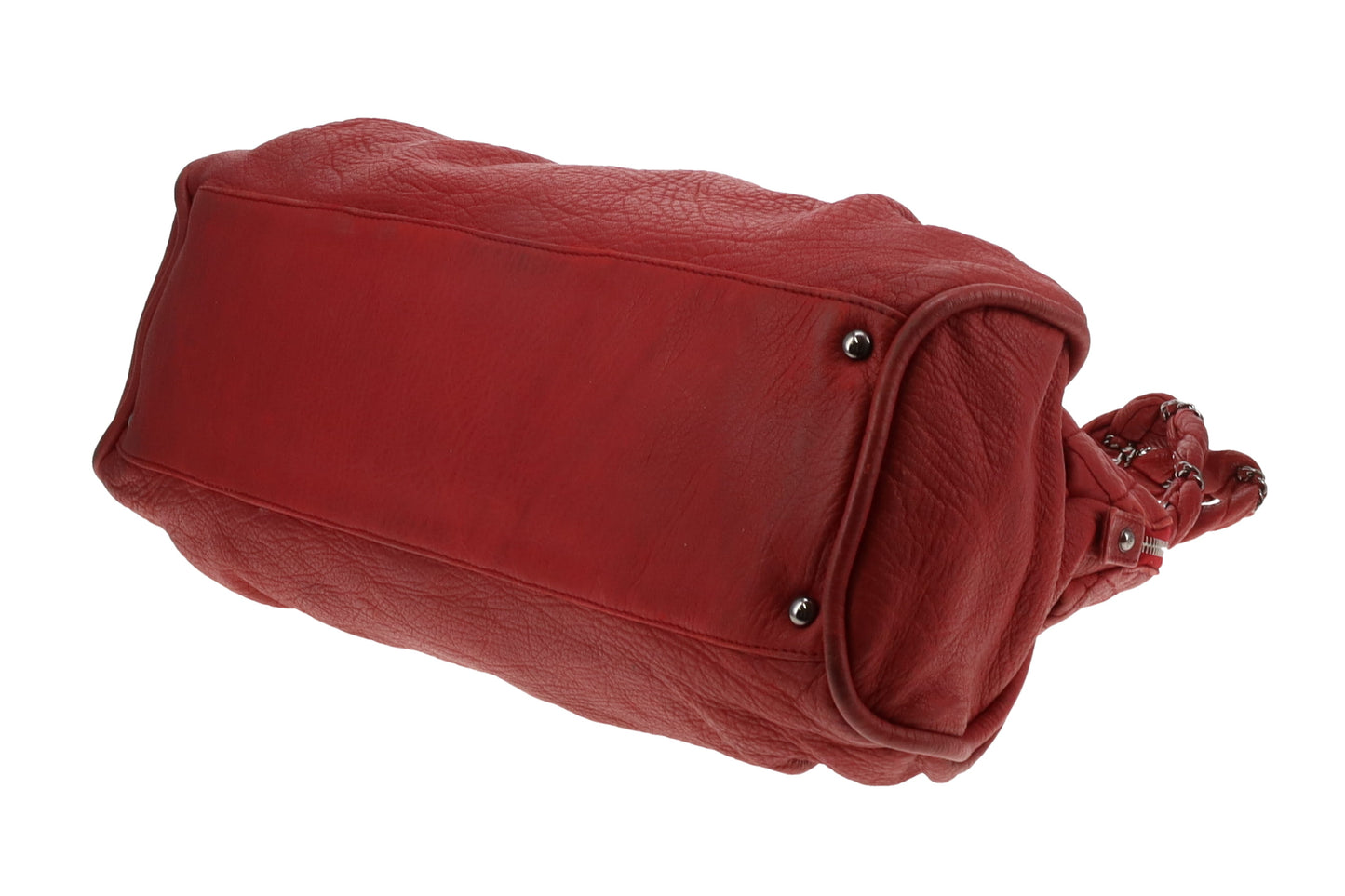 Chanel Lady Braid Large Shoulder Bag Red