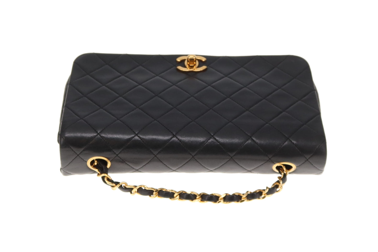 Chanel Classic Full Flap Black Lambskin GHW 1989/91