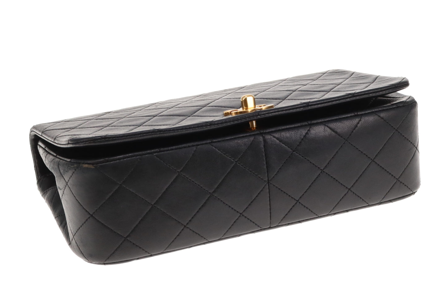 Chanel Classic Full Flap Black Lambskin GHW 1989/91