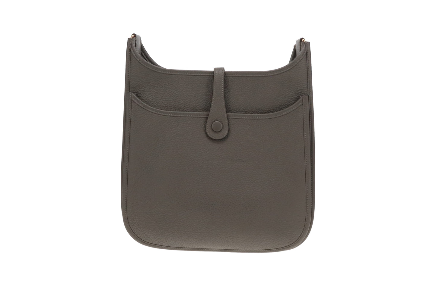 Hermes Grey Clemence GHW Evelyne III PM 2023