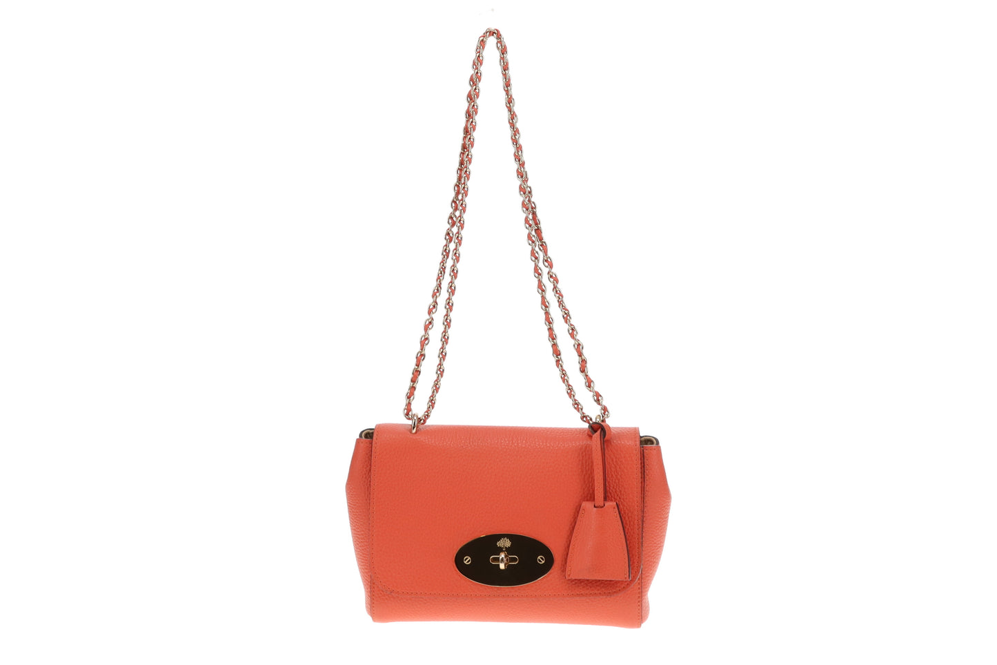 Mulberry Coral Orange Small Classic Grain Regular Lily