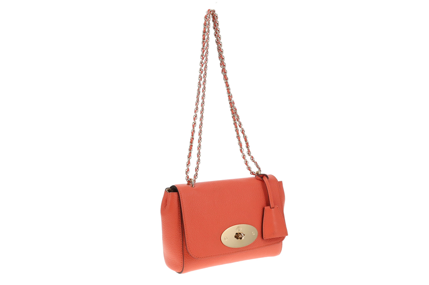 Mulberry Coral Orange Small Classic Grain Regular Lily