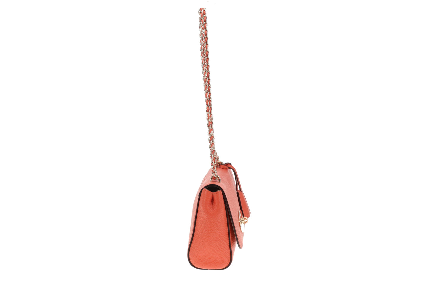 Mulberry Coral Orange Small Classic Grain Regular Lily