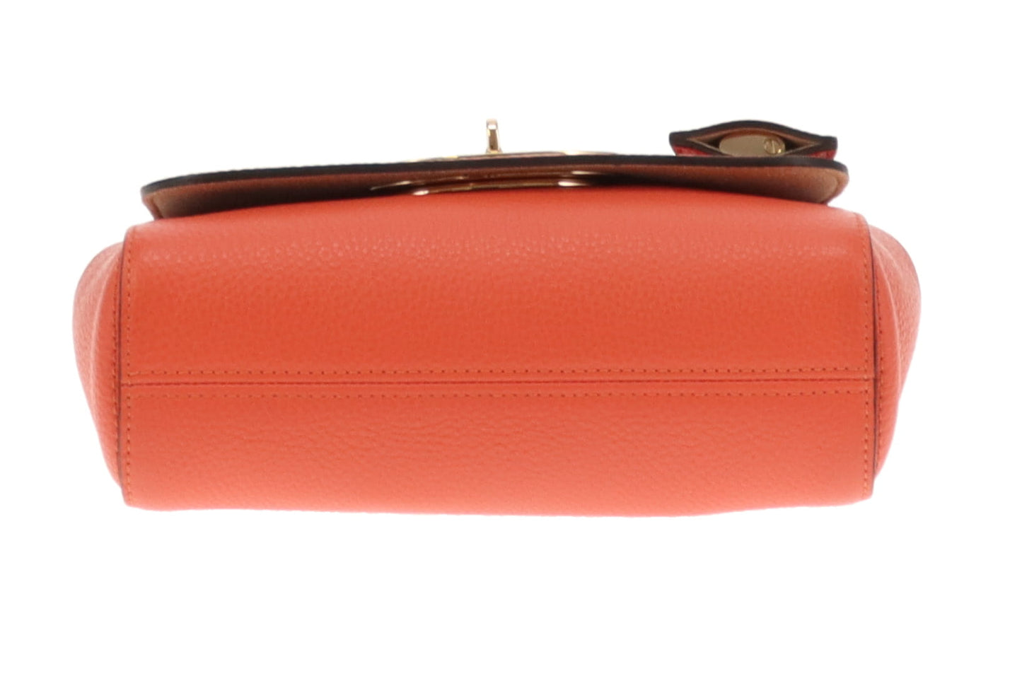 Mulberry Coral Orange Small Classic Grain Regular Lily