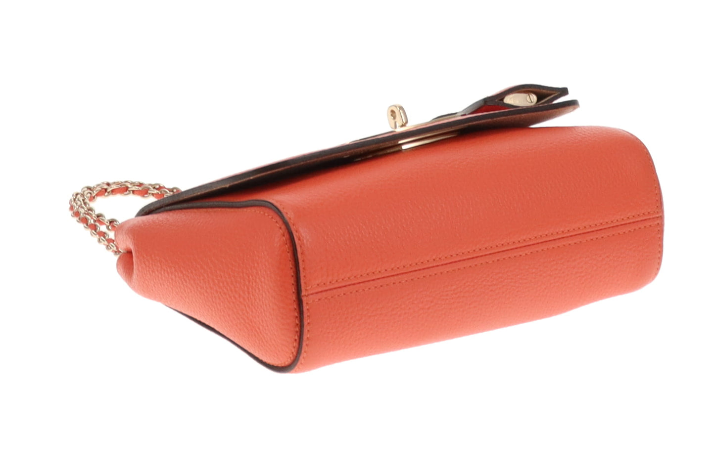 Mulberry Coral Orange Small Classic Grain Regular Lily