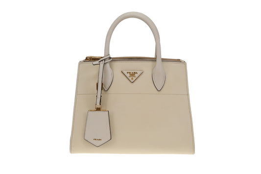Prada Paradigme City Calfskin Greche  Tote