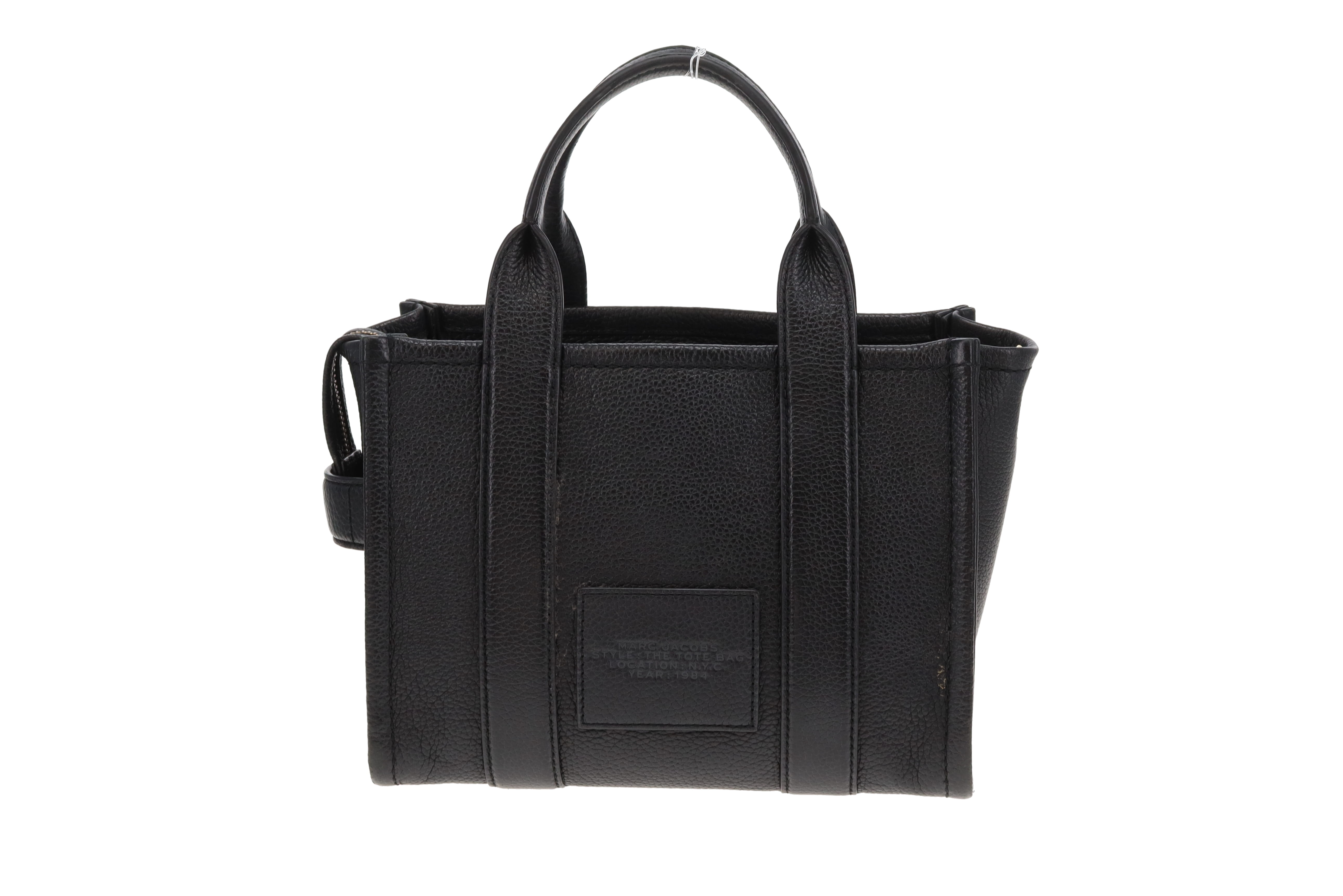 Marc Jacobs The Tote Bag Small Black Leather | Designer Exchange