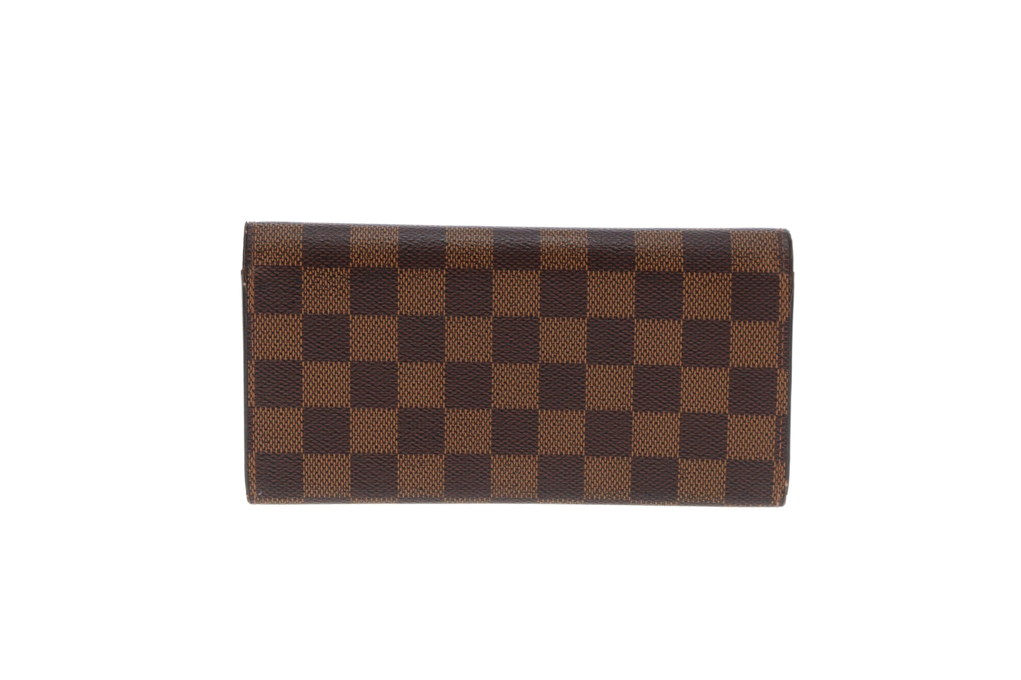 Louis Vuitton Emilie Wallet Damier Ebene & Rouge TA5107