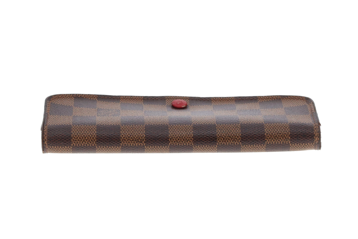 Louis Vuitton Emilie Wallet Damier Ebene & Rouge TA5107