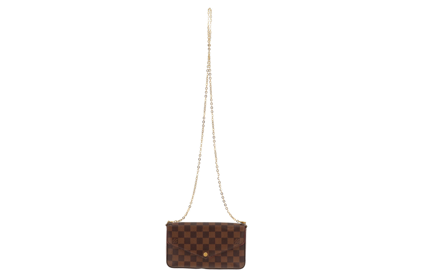 Louis Vuitton Felicie Damier Ebene with Inserts x2 MI4146 - 2016