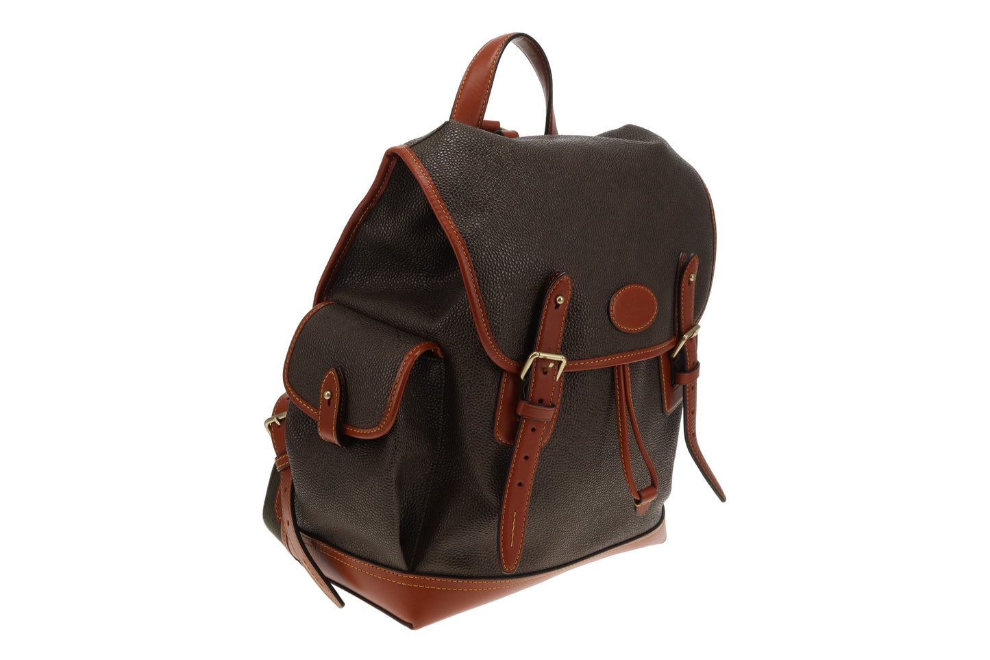 Mulberry Heritage Backpack Scotch Grain Mole and Cognac