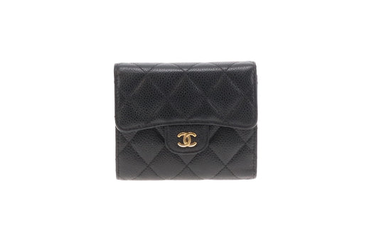 Chanel Classic Small Flap Wallet Black Caviar 2018/19