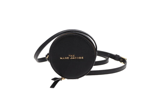 Marc Jacobs The Hot Spot Black Mini Round Bag
