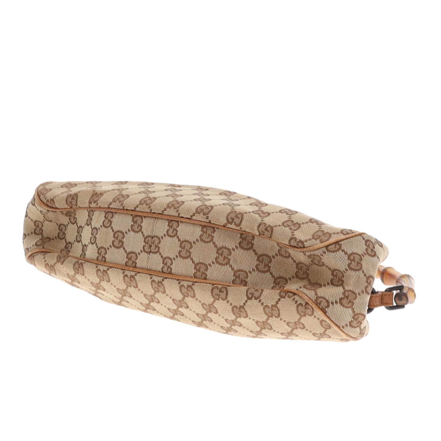 Gucci Bamboo GG Canvas Frame Bag By Tom Ford Vintage